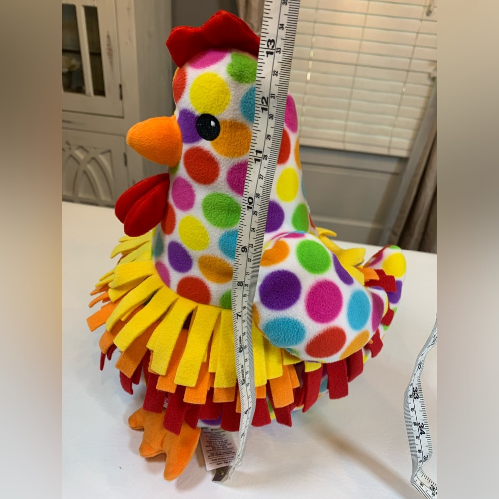 Bee Posh By Melissa & Doug 12" Dotty Chicken EUC - Picture 2 of 7